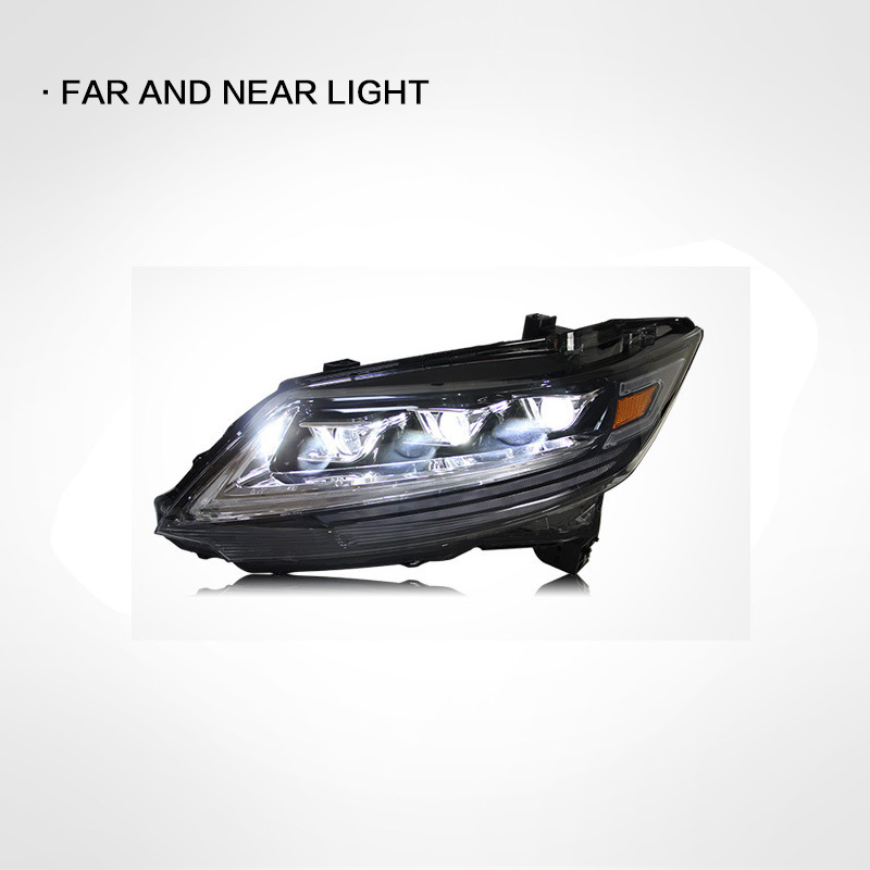 Applicable 15-21 Honda Odyssey headlight assembly modification LED Daytime running lamp flowing water turn signal headlight