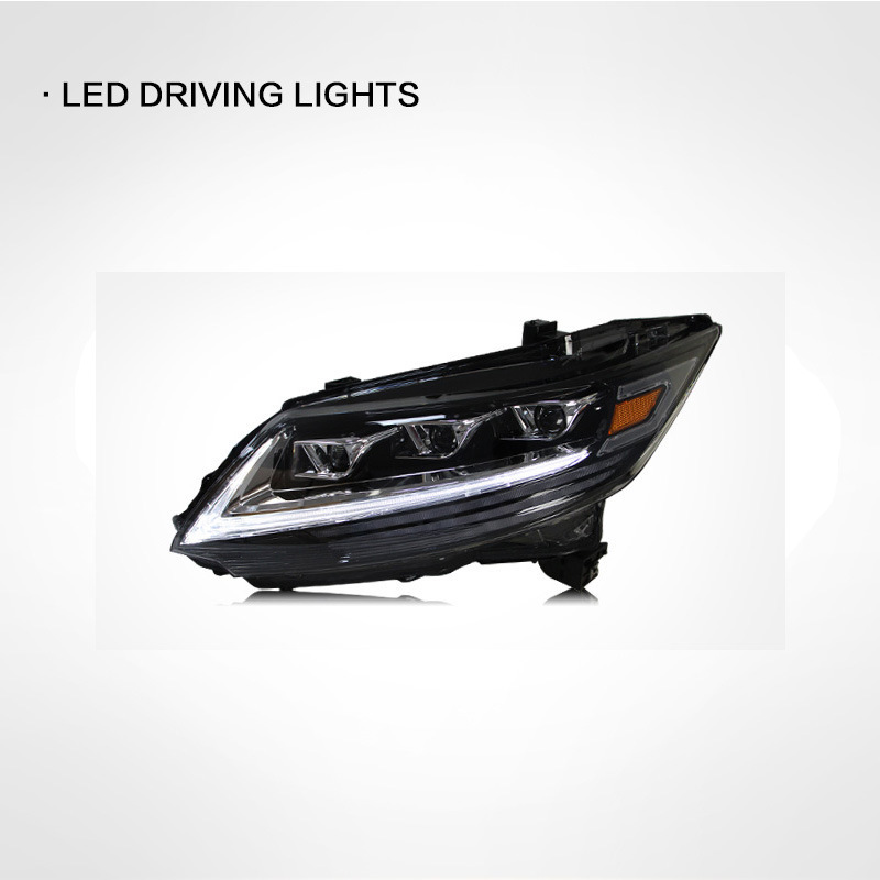 Applicable 15-21 Honda Odyssey headlight assembly modification LED Daytime running lamp flowing water turn signal headlight