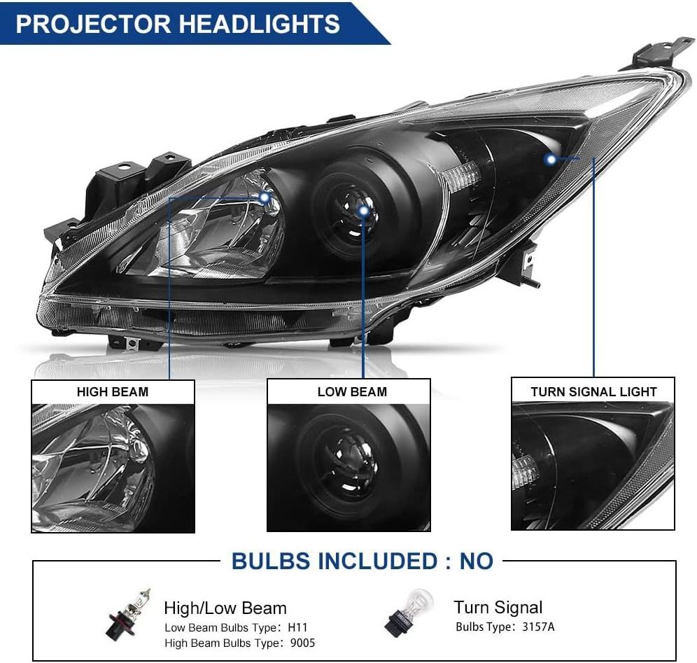 2024 Xinda supply is suitable for 10-13 Mazda 3 headlights