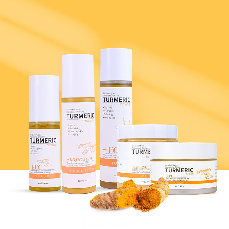 Private Label Wholesale Turmeric Face Care Women Beauty Product Crema Natural Organic Turmeric Extract VC Cream for Woman