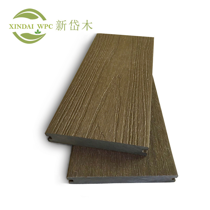 Exterior natural invisible fastening decking outdoor composite decking