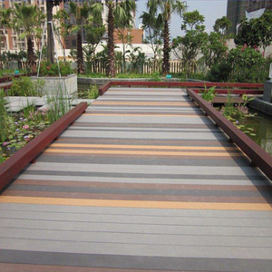 Exterior natural invisible fastening decking outdoor composite decking