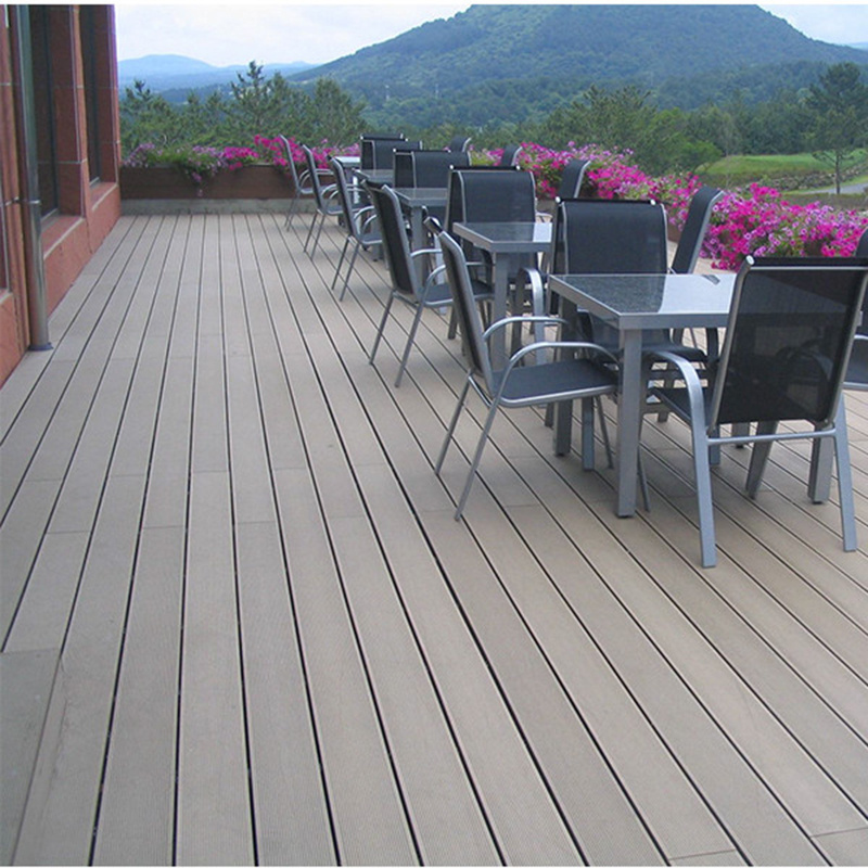 Easy installation wpc decking plastic raised floor system wpc decking