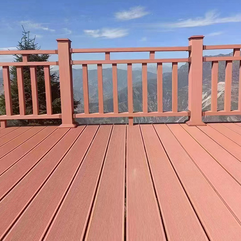 Outdoor 3D Embossing  non slip decking flooring wpc composite decking outdoor