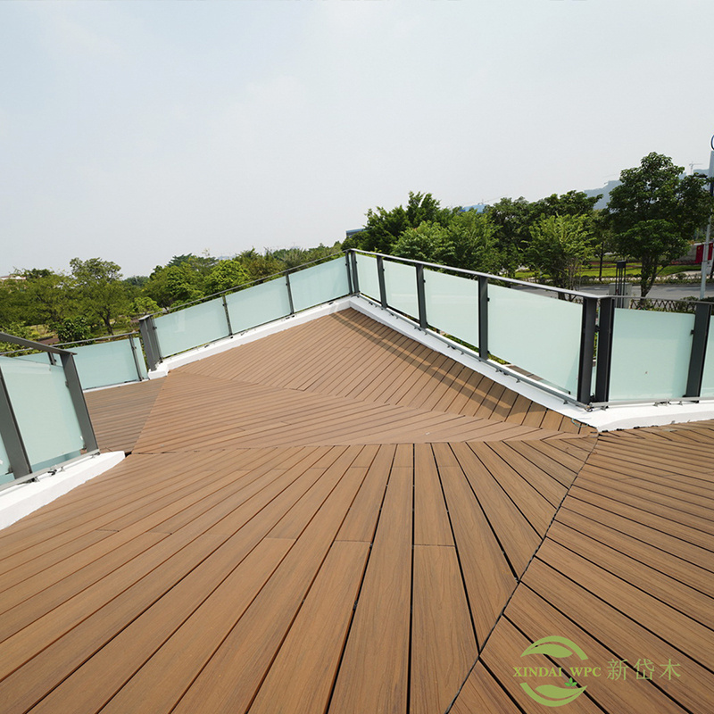 Embossed wpc decking wpc decking outdoor wood