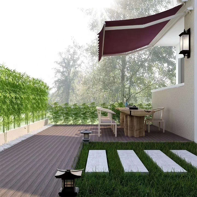 XINDAI exterior outdoor wood plastic composite extrusion decking terrasse