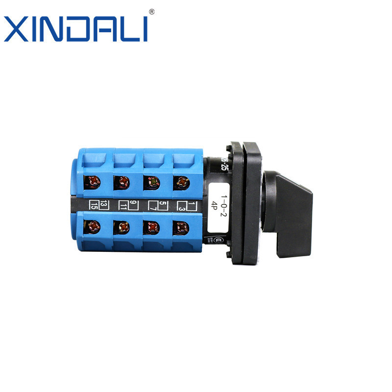 LW126-25 Cam Changeover Switch 63A 16 Terminals 3 Position Mounting Rotary Select Switch AC 440V UI 690V