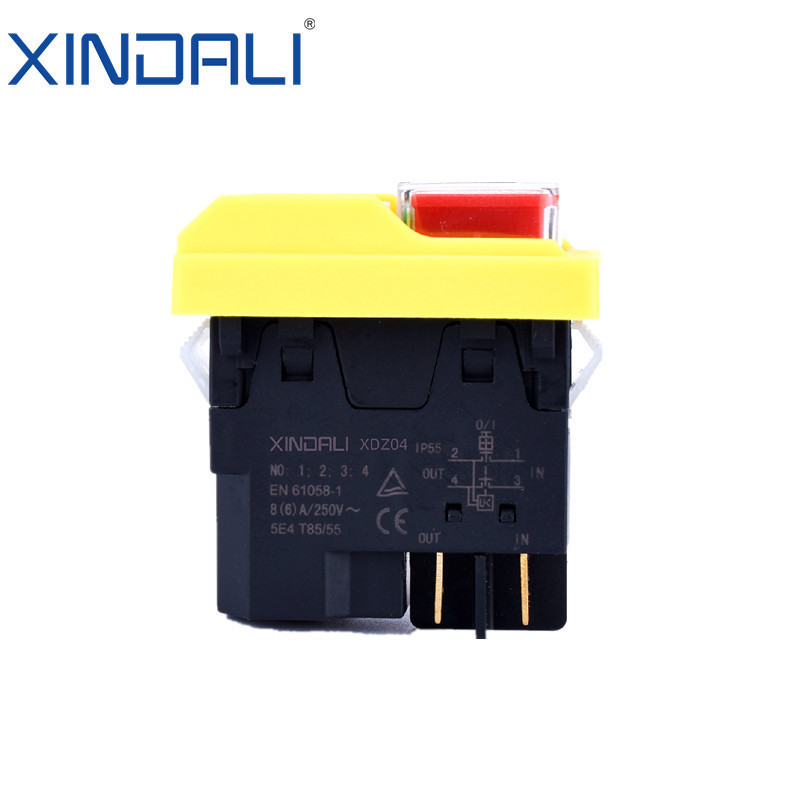 XDZ04 Mechanical Equipment Control Station plastic on off switch electromagnetic switch