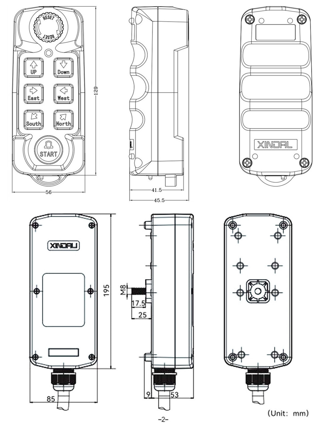 XDL19-F21-6 wireless industrial remote control switch1 industrial wireless remote control  Wireless Remote Control Switch DC 12V