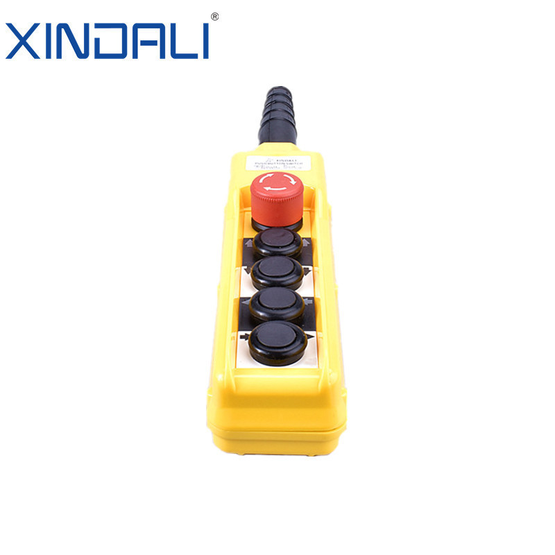 XCD-62C good quality crane 2A waterproof lifting push button control switch box