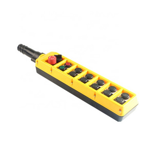 XCD-66C ip65 high qualified crane pendant smart remote control pushbutton  station switch