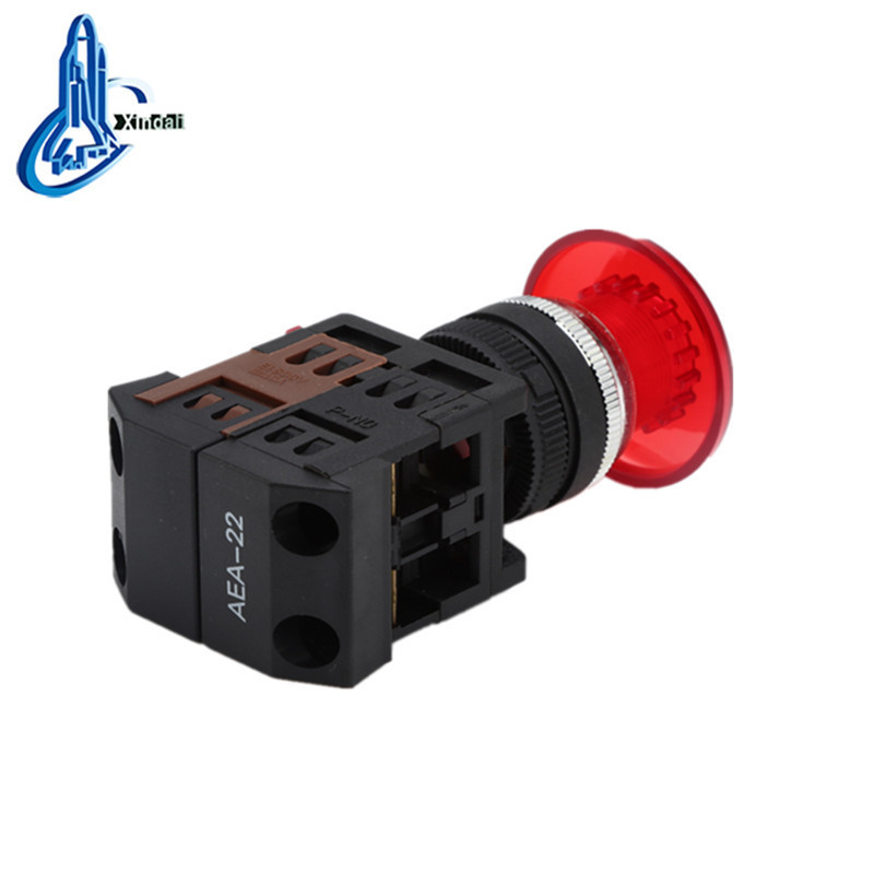 XPB22-22E-11MD led equipment emergency stop push pull button switch