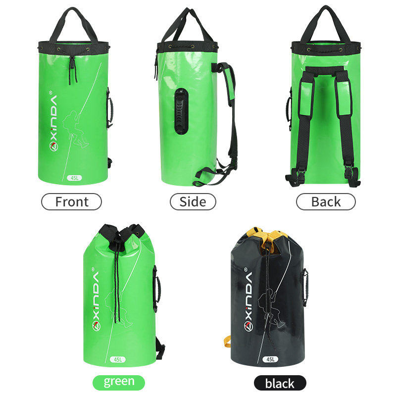 XINDA rope bag 30L 45L 55L storage backpack for outdoor climbing rappelling  mountaineering