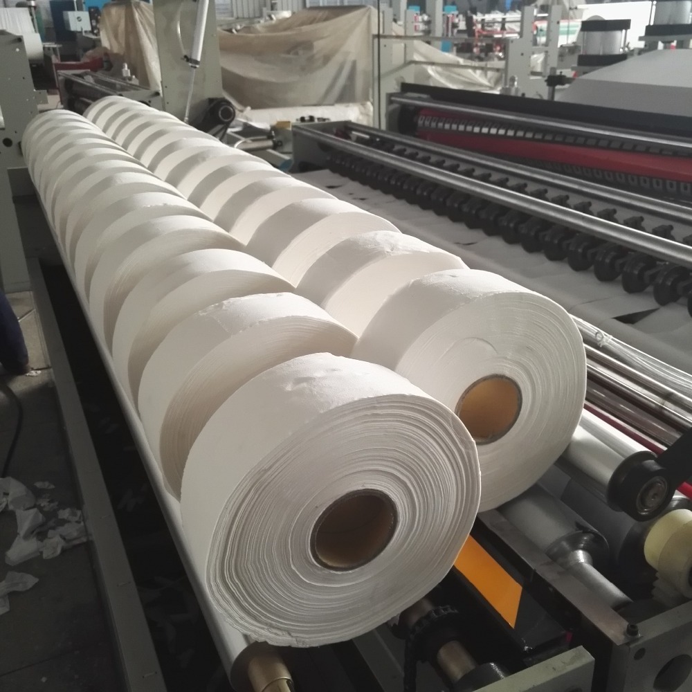 Automatic Jumbo Roll Paper Rewinding And Slitting Machine Paper Roll Cutter Slitter Rewinder Paper Roll Perforation Machine