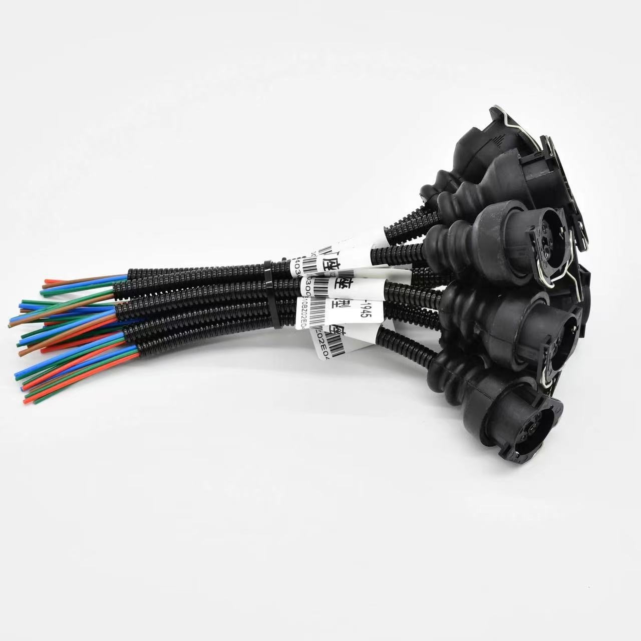 Custom Automotive LED Light And Motorcycle Headlight Wire Harness For Automobile Application