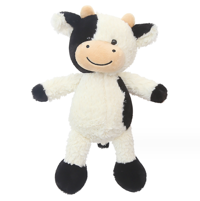 OEM dairy cow plush toy singing musical cow toy electronic stuffed toy