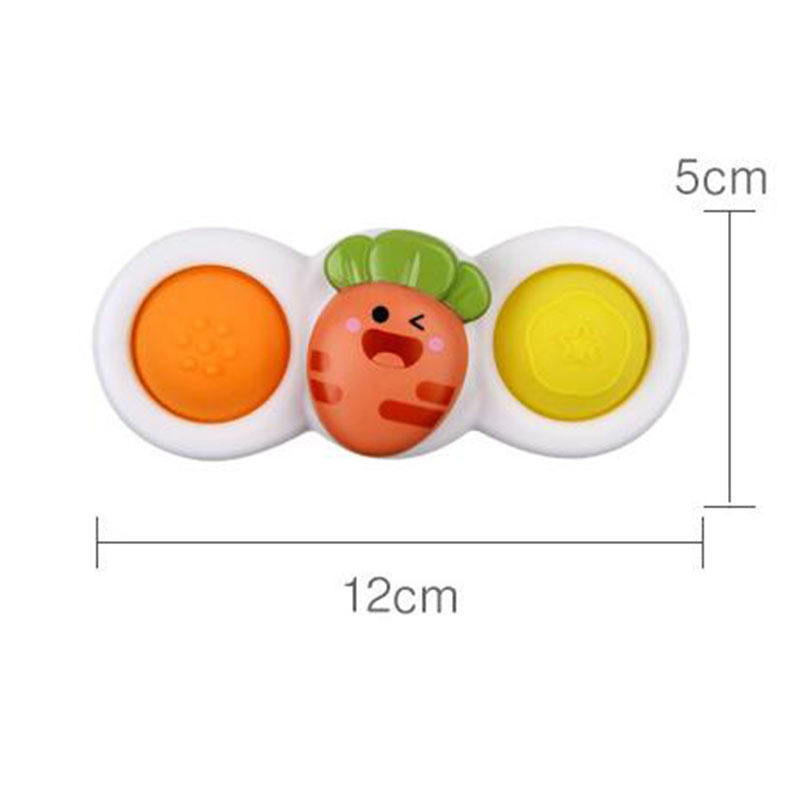 Cartoon Animal Simple Dimple cute rotary windmill Suction Cup Spinner for Baby Boy Girl  Fidget Toy