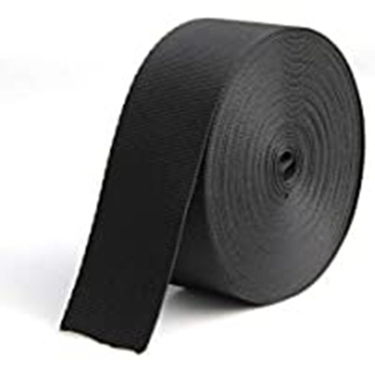 1 Inch Black Nylon Heavy Duty Webbing Strap Polypropylene Heavy Straps for Bags Hammocks Outdoor Climbing and Luggage Strap