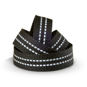 25mm 30mm 40mm Reflective Webbing Tape For Safety Running Walking Black Reflective Stripes Patterned Reflective Webbing Strap