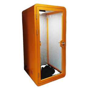 Stand alone privacy phone booth design be 45db sound proof Promotion phone booths for sale