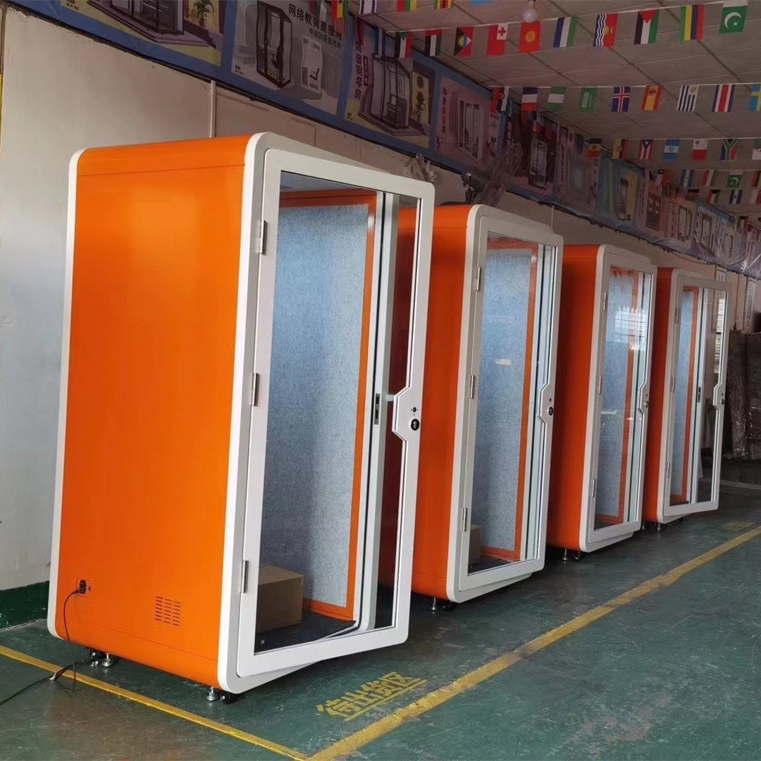 Stand alone privacy phone booth design be 45db sound proof Promotion phone booths for sale