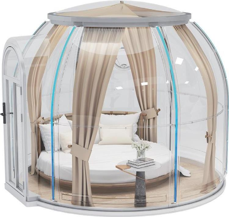 Transparent Bubble House clear prefabricated Prefab Igloo Green Houses Modern PC Hotel geodesic dome tent