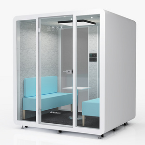 Customize Soundproof Booth Portable Soundproof Room Office Portable Cabin Privacy Office Meeting Pods