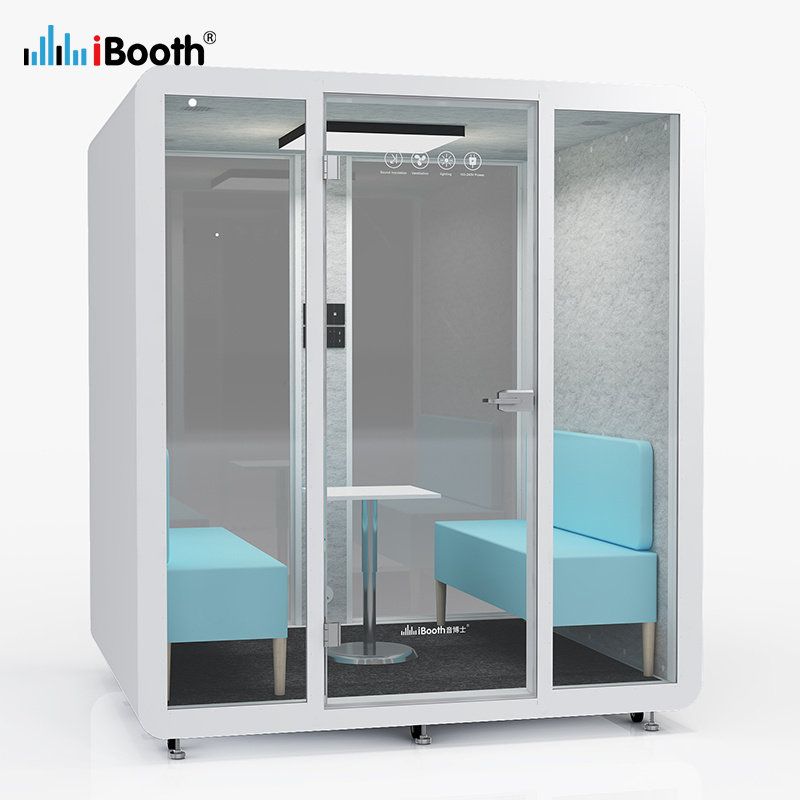 Movable XL acoustic panels meeting rooms portable isolation booth silence conference Pod