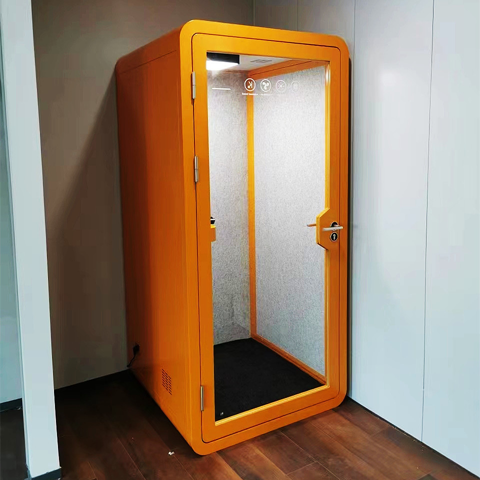 Stand alone privacy phone booth design be 45db sound proof Promotion phone booths for sale