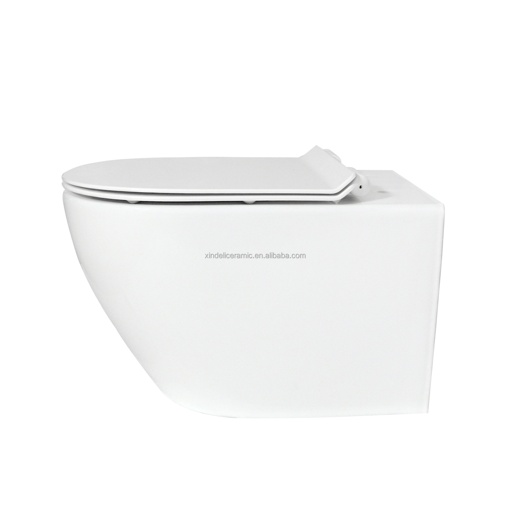 Rimless Vortex Tornado Gosilent Toilette Suspendu WC Mounted Ceramic Commode Wall Hung Toilets Bathroom