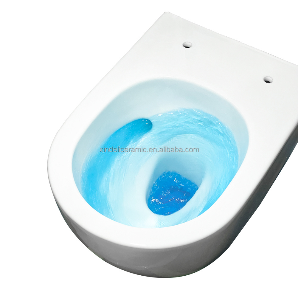 Rimless Vortex Tornado Gosilent Toilette Suspendu WC Mounted Ceramic Commode Wall Hung Toilets Bathroom