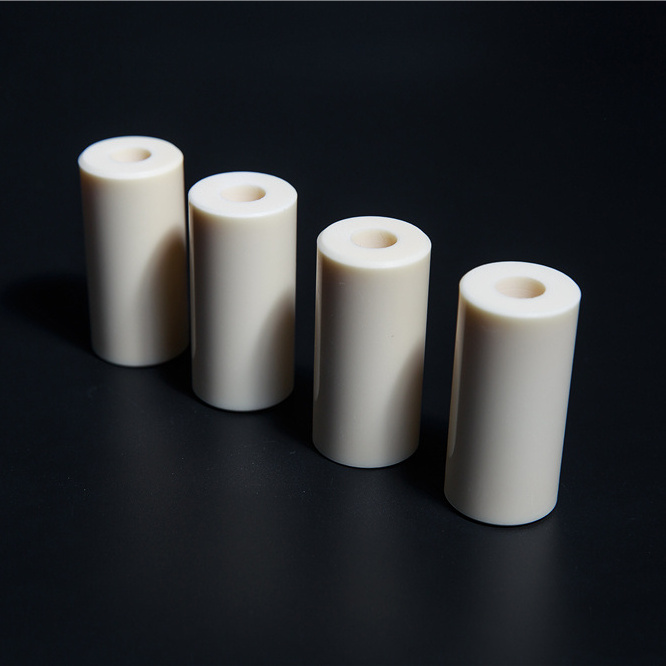 custom alumina insulating sleeve industrial ceramic insulating Porcelain sleeve Alumina ceramic tube