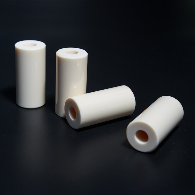 custom alumina insulating sleeve industrial ceramic insulating Porcelain sleeve Alumina ceramic tube