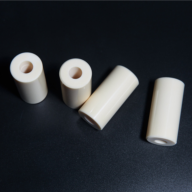 custom alumina insulating sleeve industrial ceramic insulating Porcelain sleeve Alumina ceramic tube