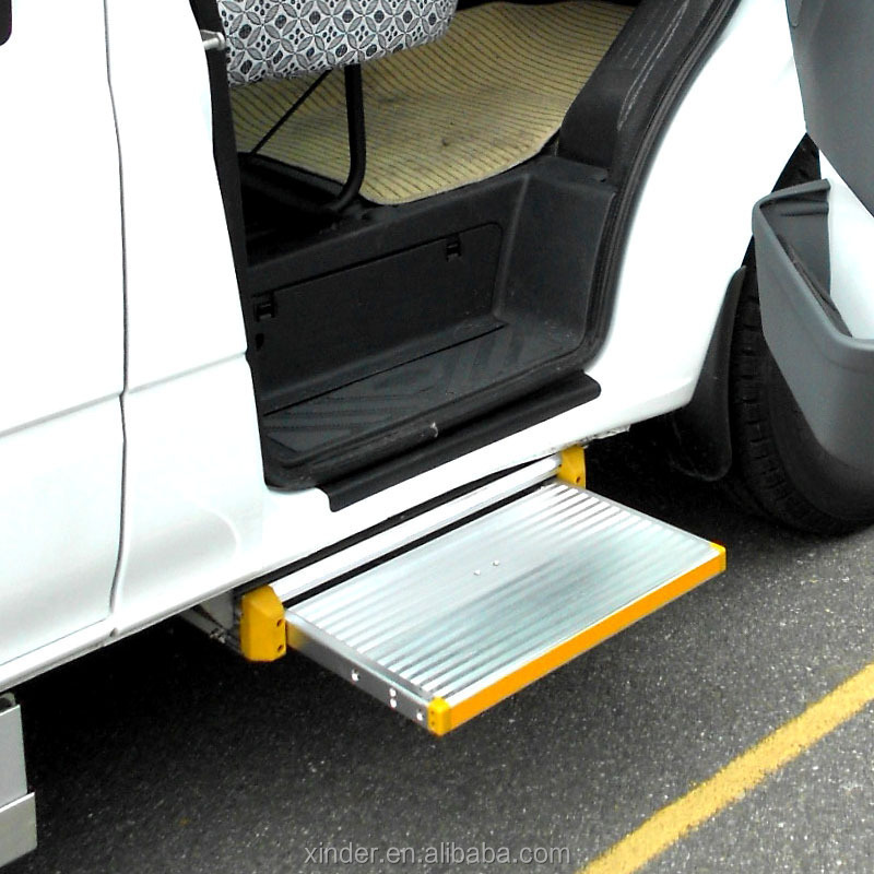 Electric Aluminum Anti-slip Entry Sliding Step Door Foot Side Step for RV Caravan Camper Travel Trailer Motorhome Sprinter