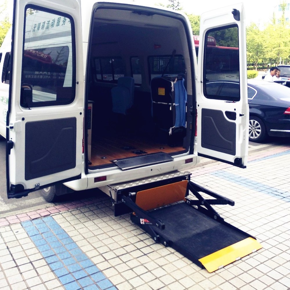 Car Van Bus Electric Wheelchair Lift for Disabled People Wheelchair Patient Get On and Off Vehicles CE Emark Certificate