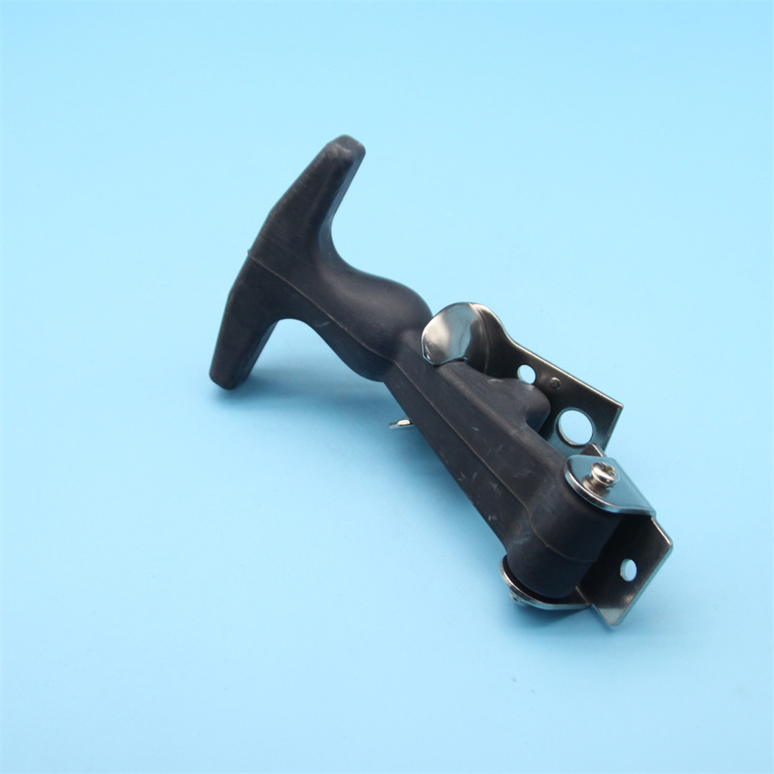 Huiding Hot Sale Black Flexible T-Handle Rubber Hood Draw Latch