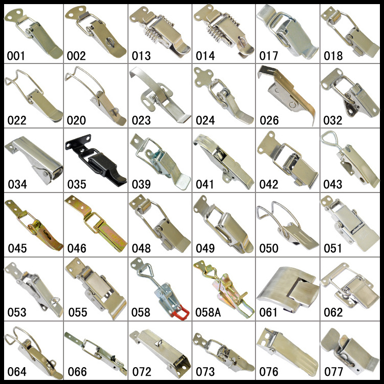 Custom Spring  Quick Release 304 Stainless Steel Draw Catch Toggle Latch