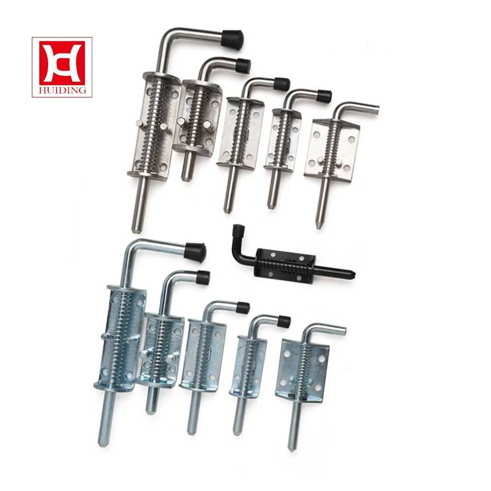 Huiding Spring Loaded Latch Pin 304 Stainless Steel Barrel Bolt Thickened Gate Latch