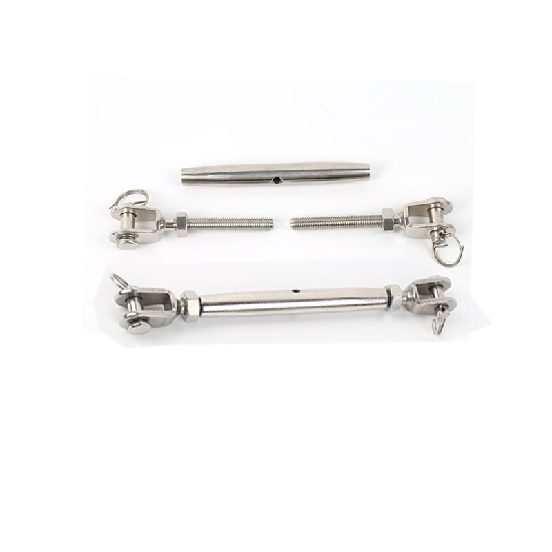 Huiding M6 Closed Body 30mm Length Turnbuckle Stainless Steel