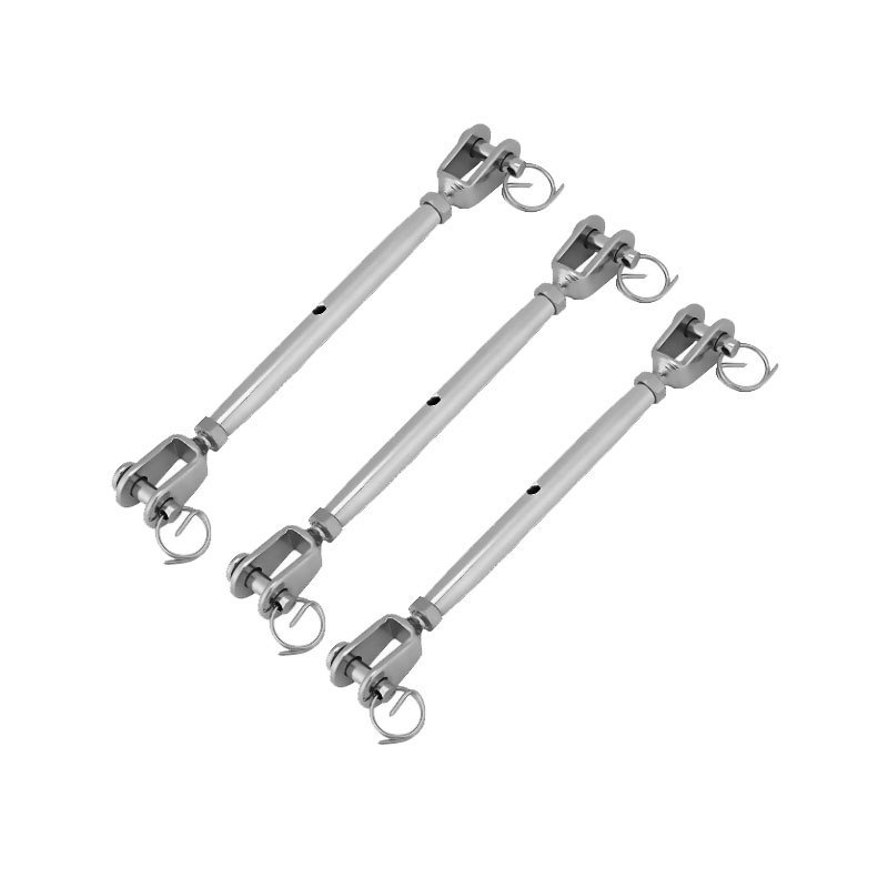 Huiding M6 Closed Body 30mm Length Turnbuckle Stainless Steel