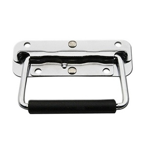 Chest Handle Stainless Steel Pull Handles U-type Spring Folding Handle