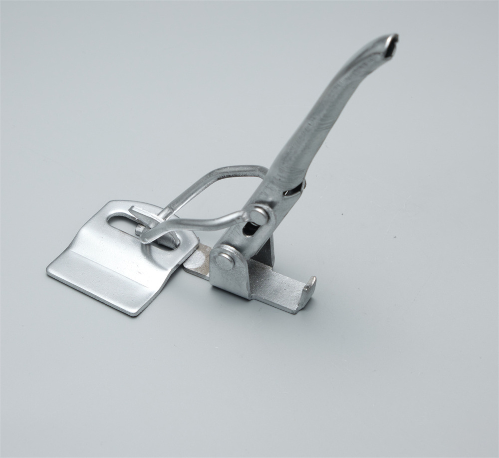 Galvanized Steel Trailer Lift Door Latch Spare Parts High Strength Durable Over Center Toggle Latch 90 Degree