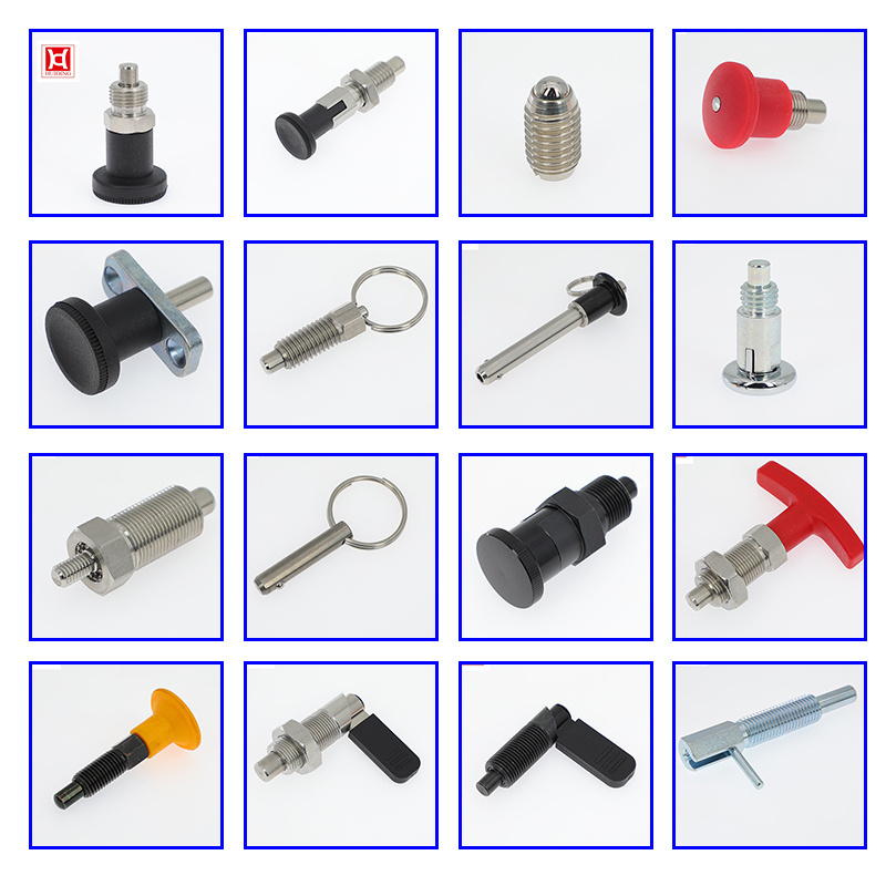 Huiding M12 M16 M20 Carbon Steel Cam Lever Index Plunger Quick Release Pin