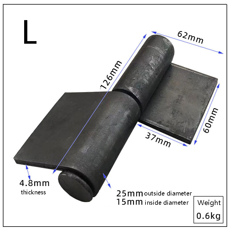 Heavy Butt Hinge Welding Door Hinge Round Folding Hinge Of Iron Gate