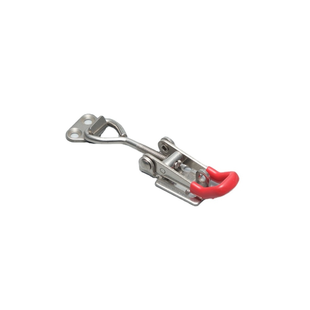 Huiding Metal Stamping Stainless Steel Adjustable Toggle Latch Clip Black Red