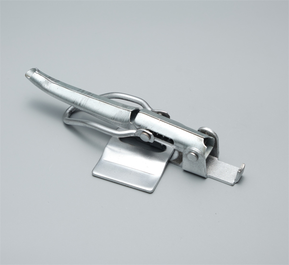 Galvanized Steel Trailer Lift Door Latch Spare Parts High Strength Durable Over Center Toggle Latch 90 Degree