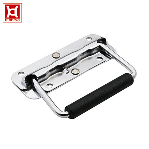 Chest Handle Stainless Steel Pull Handles U-type Spring Folding Handle