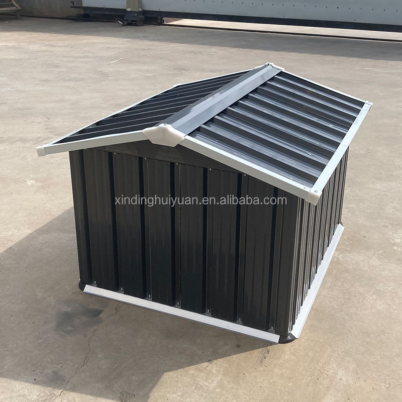 Huiding Small Metal Garden Storage Shed Dog Kennel Outdoor For Sale