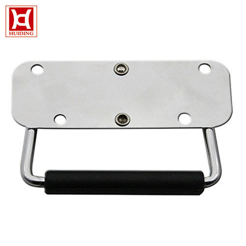 Chest Handle Stainless Steel Pull Handles U-type Spring Folding Handle